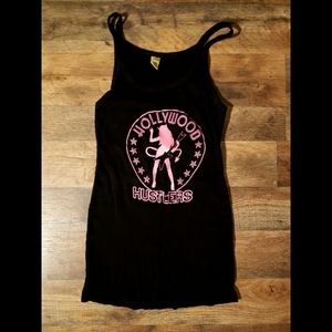 HOLLYWOOD HUSTLERS ribbed tank top SZ L